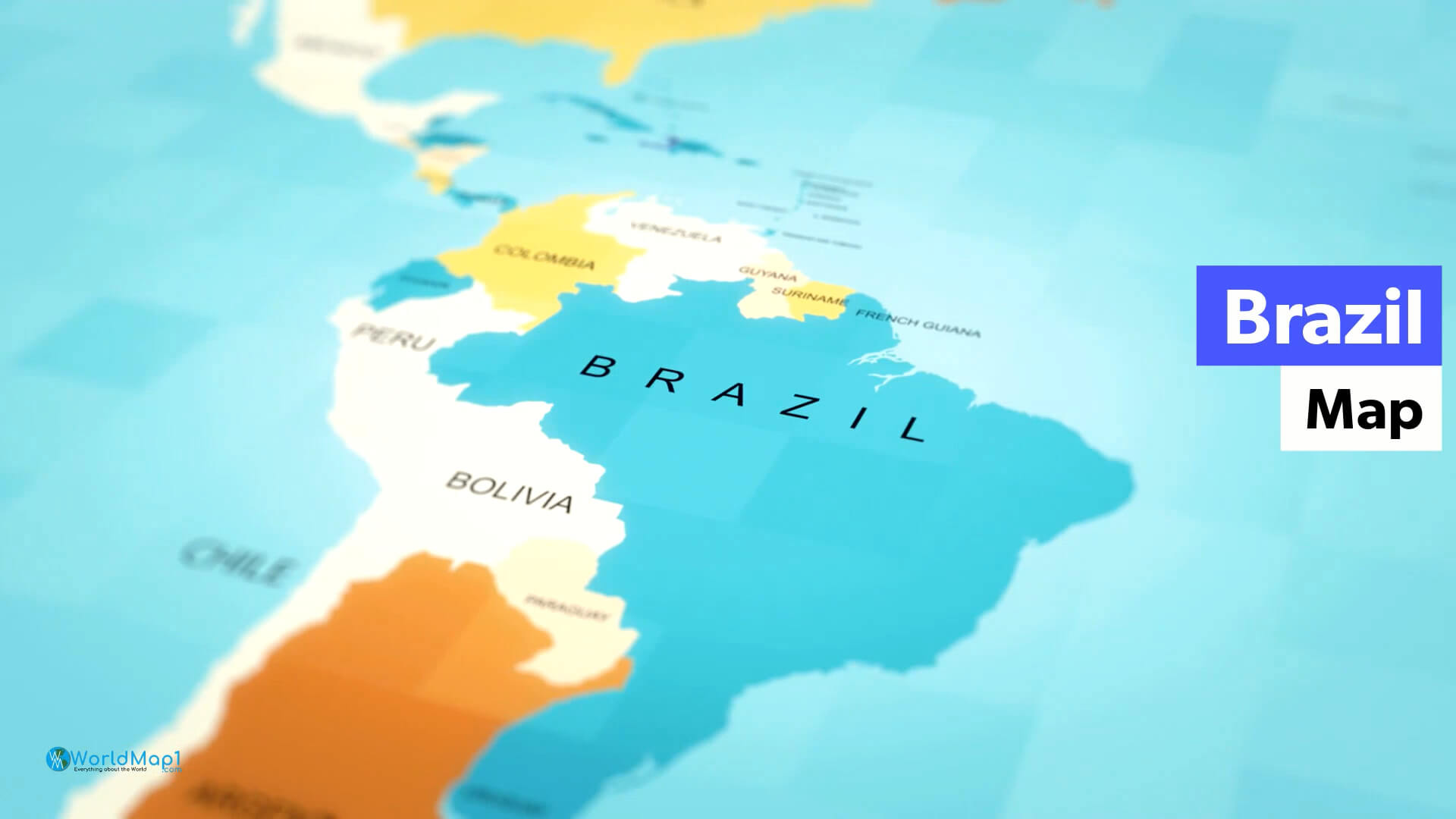 Brazil Map South America